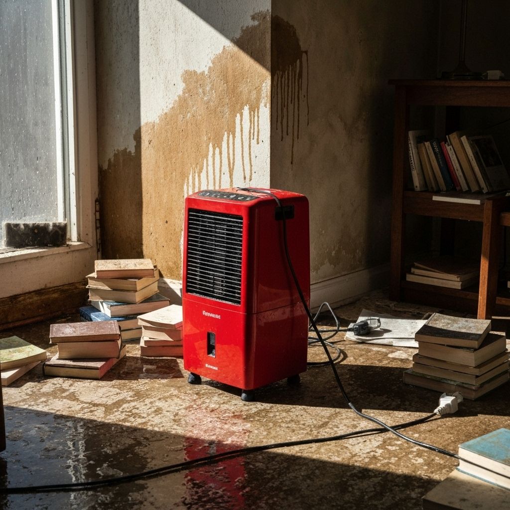 Water extraction equipment removing flood water in Minnesota
